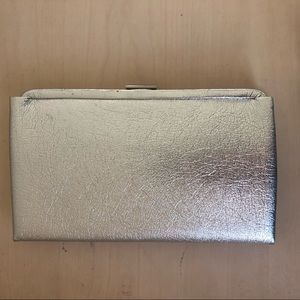 Vintage Garay Silver clutch with swing out handle